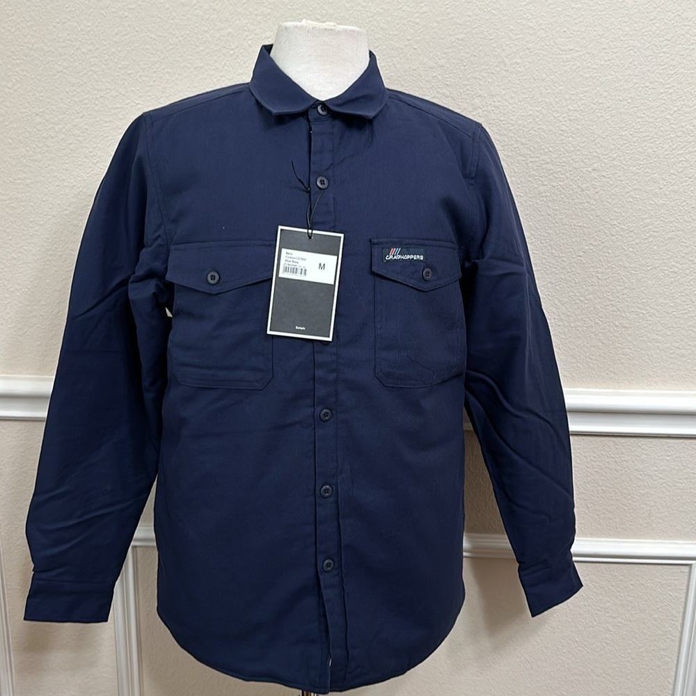 Craghoppers COOKSON INSULATED Long Sleeve Shirt - Blue Navy